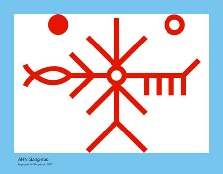 Ahn Sang-So- Logotype for life, peace. 2004